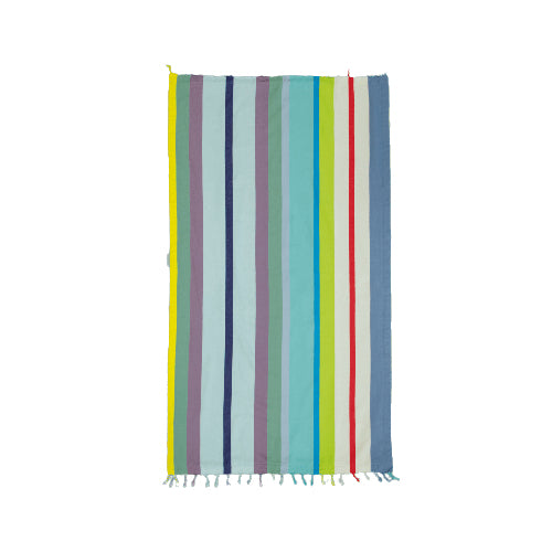 REMEMBER Strandtuch Hamam Laguna – 90 × 170 cm, Mehrfarbig, Mikrofaser/Baumwolle