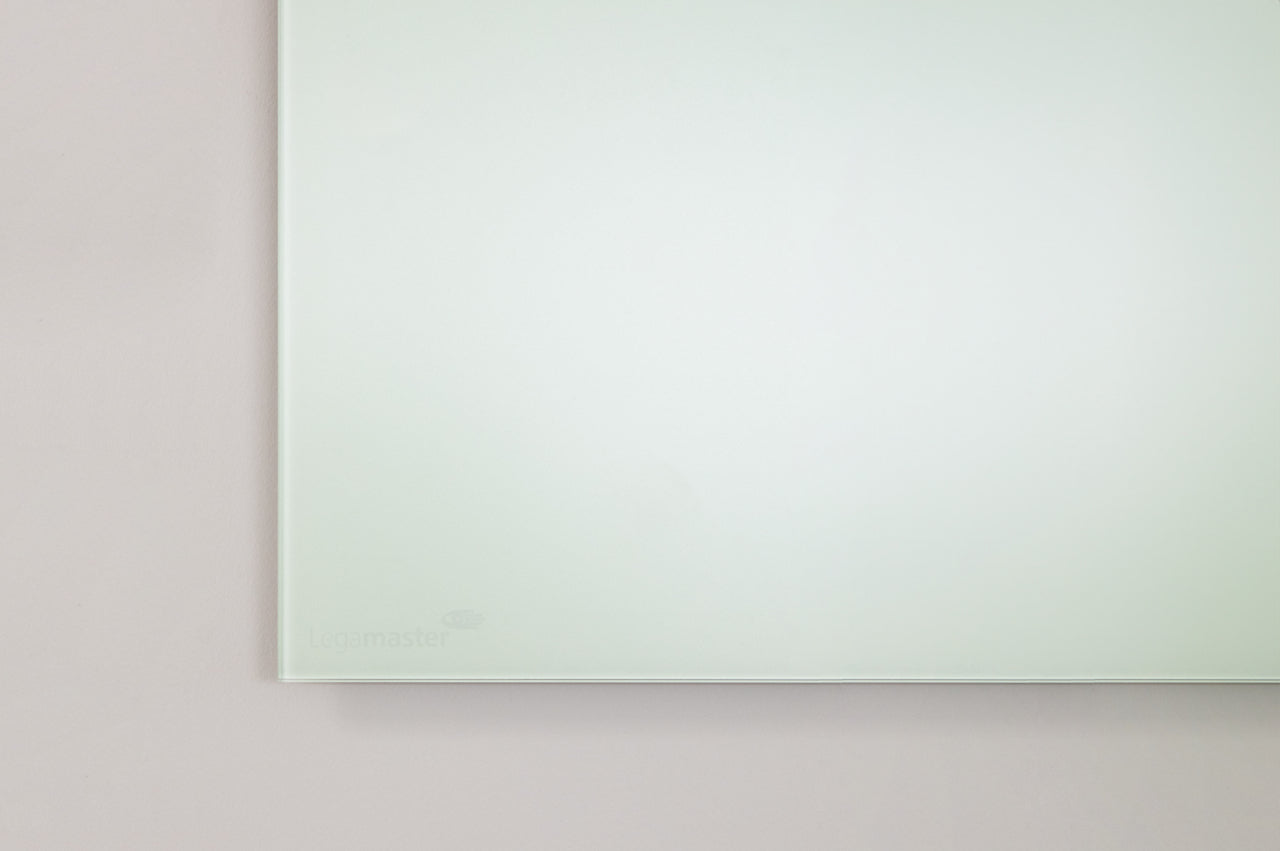 Legamaster Whiteboard – 200 × 100 cm, mattes Glas, magnetisch, Wandmontage, inkl. 2 Magnete