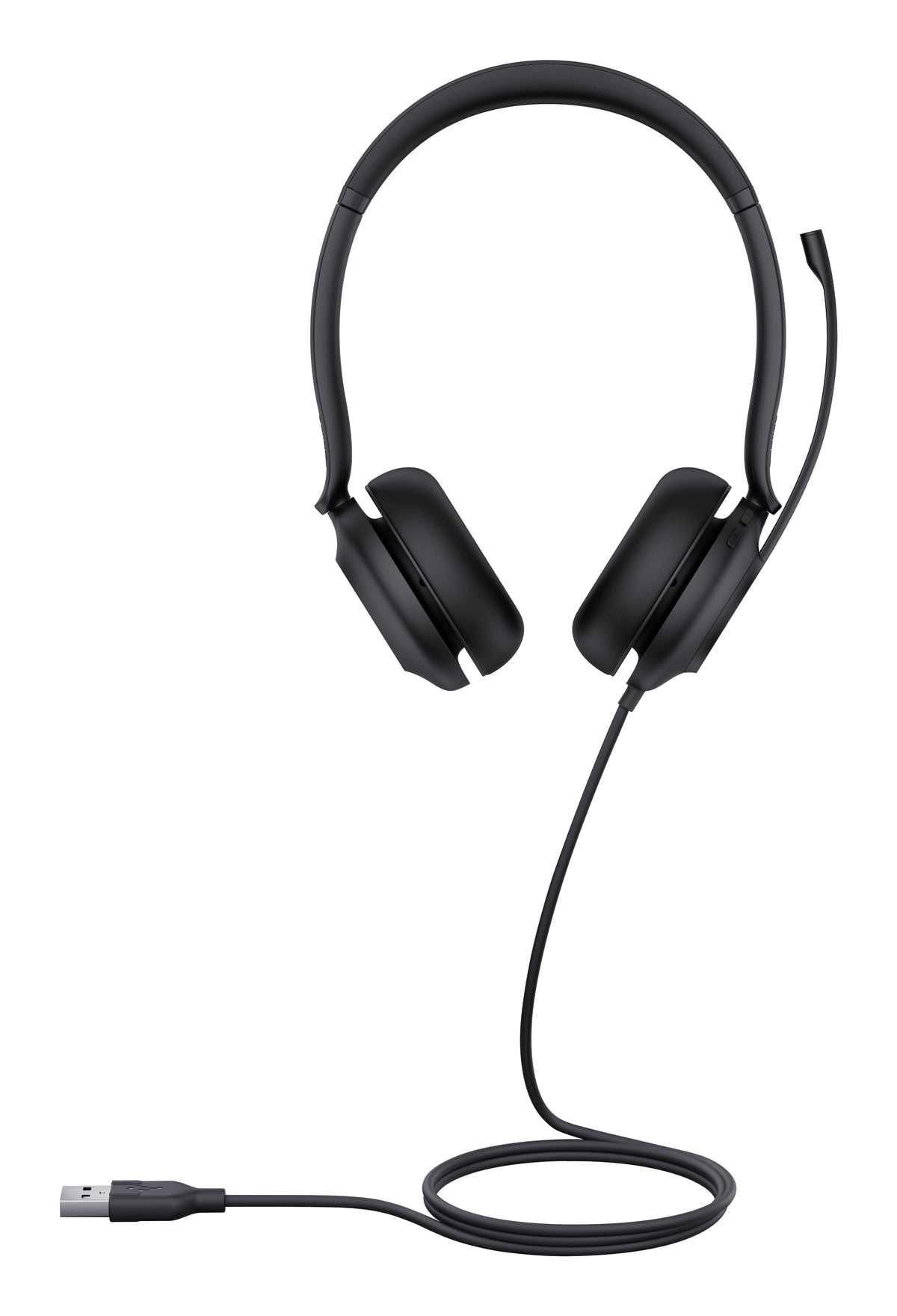 Yealink UH35 Dual UC Headset – Over-Ear, Stereo, Kabelgebunden, USB-A, für T41S, T42S, T46S und andere, Schwarz