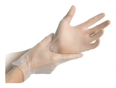 MedBrun Einweghandschuhe Vinyl, Expert – Transparent, puderfrei