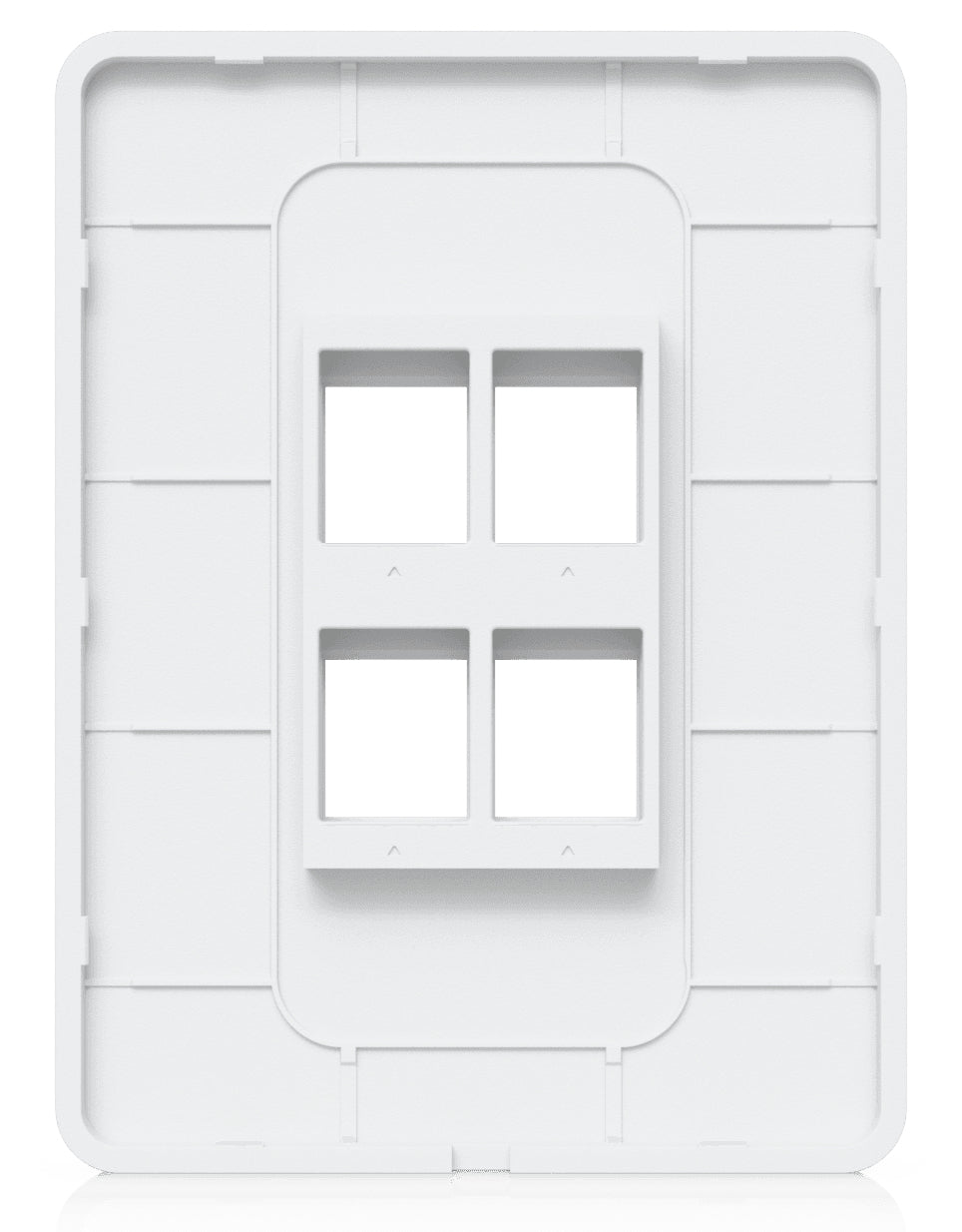 Ubiquiti Aufputz-Box, 88×118×9,6 mm, 4er-Pack, Polycarbonat/Stahl – weiss