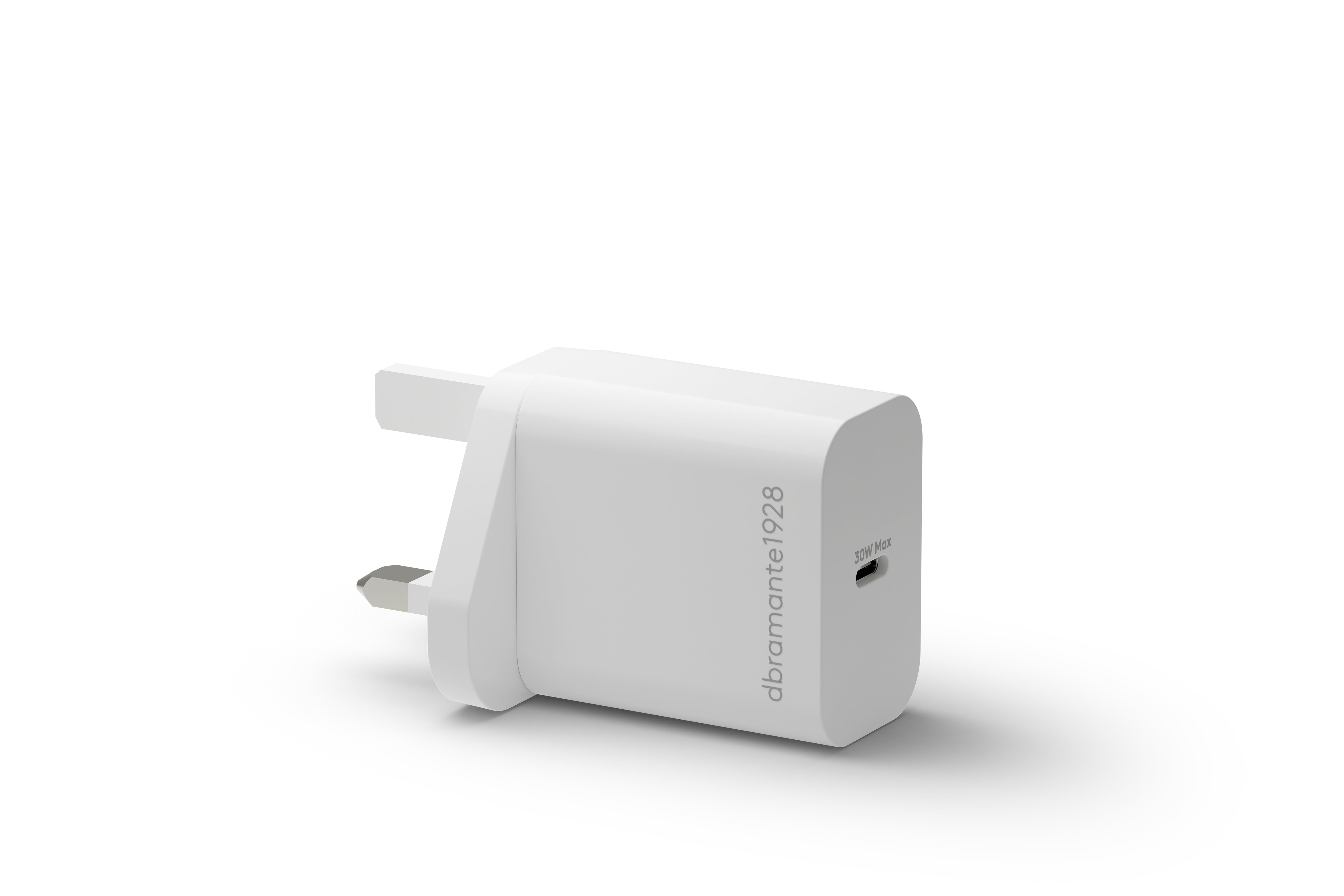 dbramante1928 CH30UKWH7186 USB-Ladegerät 30 W – USB-C×1 – UK-Stecker (Typ G) – Weiss