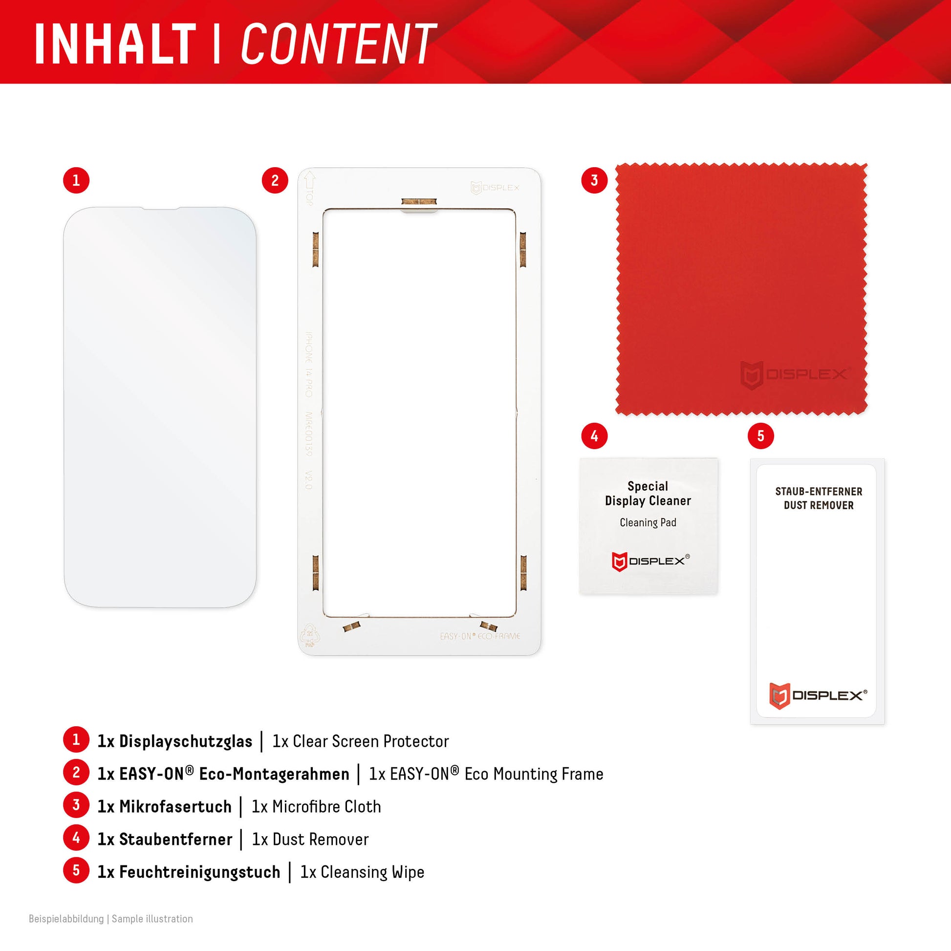 E.V.I. Displayschutz (Panzerglas), 10H – für Galaxy A15 5G – mit Applikator
