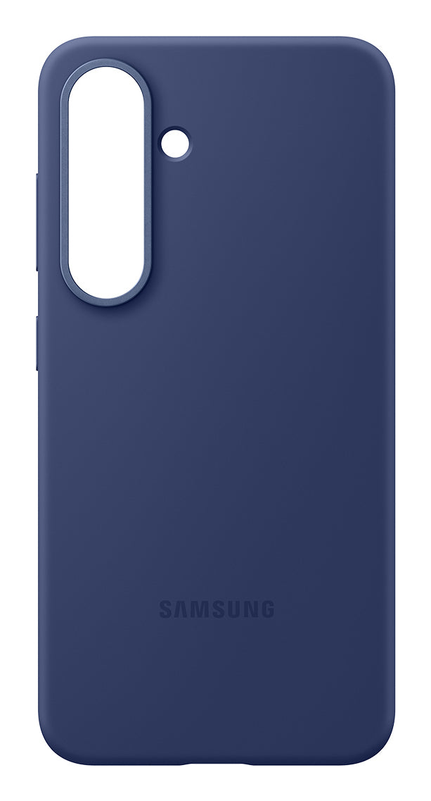 Samsung Backcover – für Samsung Galaxy S25, Silikon, Blau, stossfest, 50% recyceltes Material