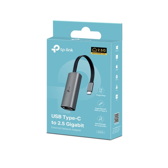 TP-Link UE302C Netzwerkadapter USB-C zu RJ-45 – für Windows, macOS, Linux und mobile OS