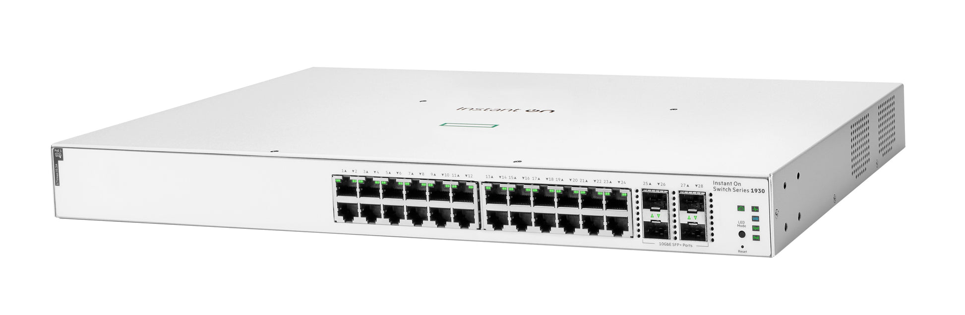HPE Aruba 1930 24G JL684B – Managed Switch – 24×GbE, 4×SFP+, L2/L3, PoE+ 370 W, 1U