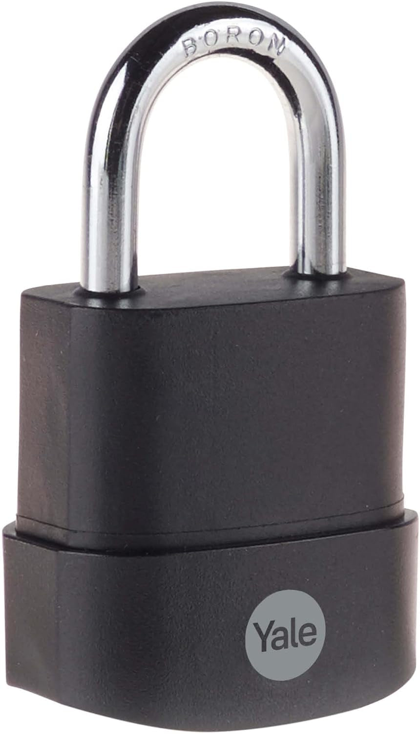 Yale Y227B 45/22 Mechanisches Vorhängeschloss – Laminierter Stahl, Bügel 25×20 mm, Ø6 mm, Sicherheitslevel 2
