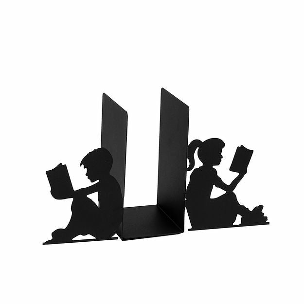 Wallxpert Buchstützen Kids – 405 × 220 mm – Metall