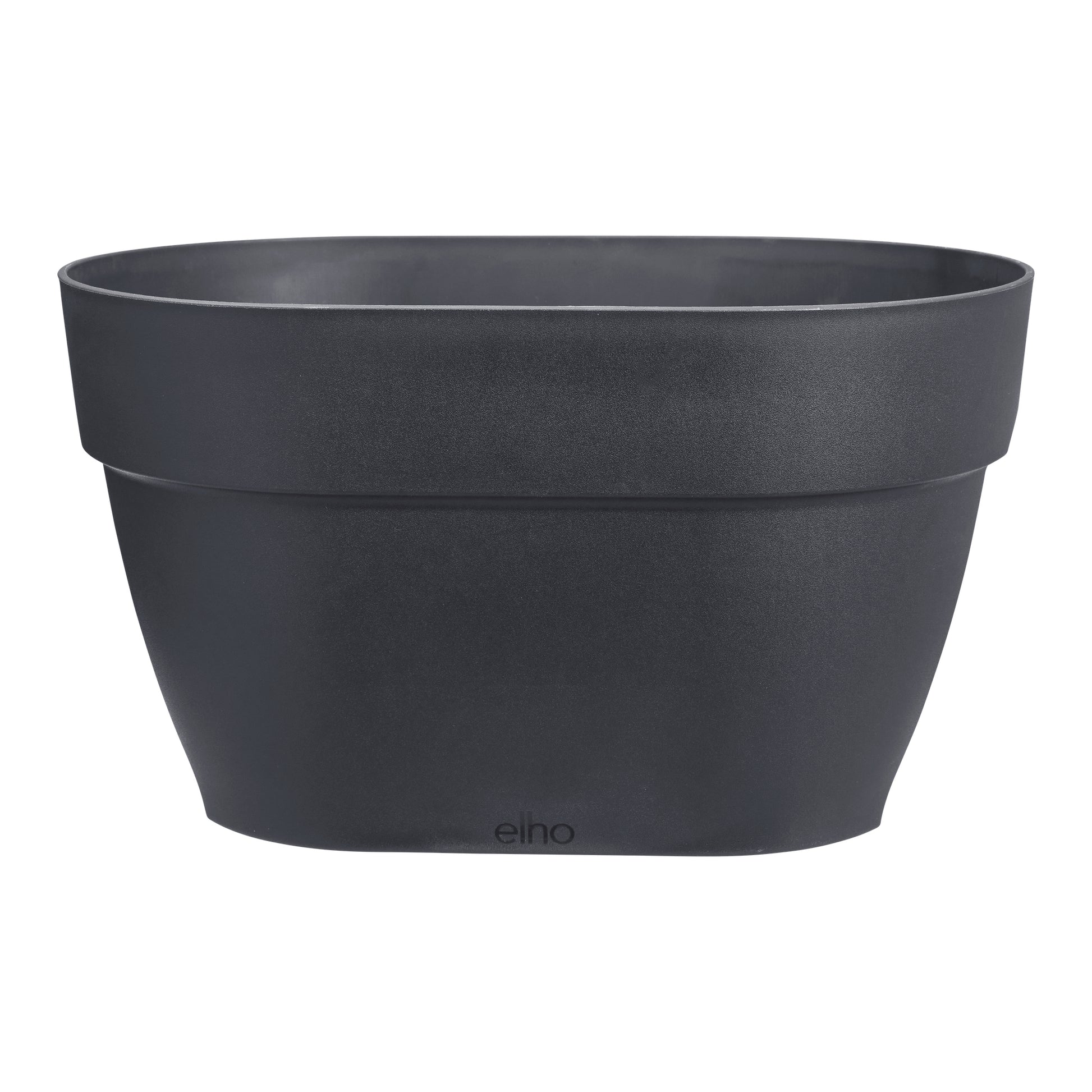 elho Campana Flower Bridge 40 Pflanzkübel – 10 l – 40 × 22 × 26 cm – Recycling-Kunststoff, Schwarz