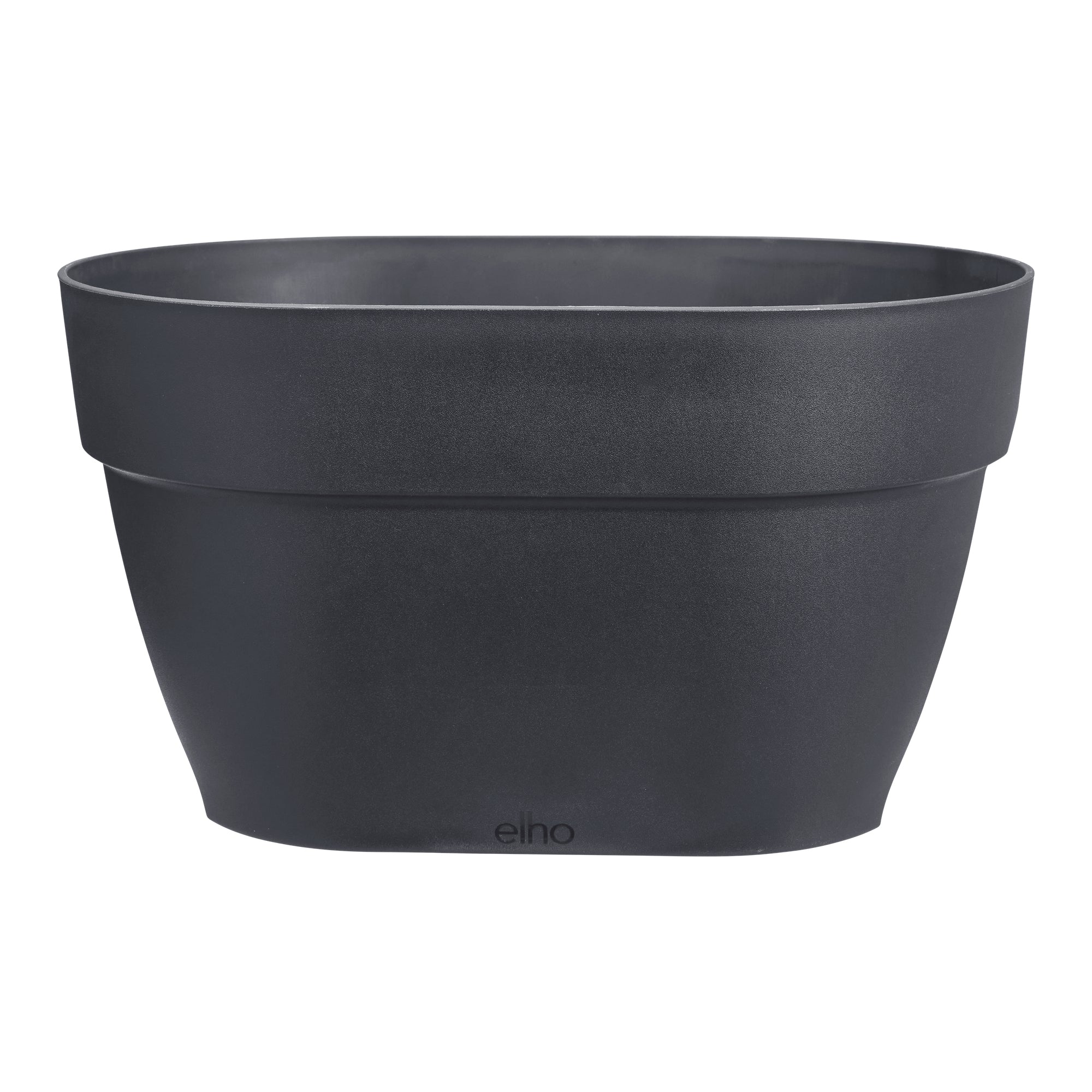 elho Campana Flower Bridge 40 Pflanzkübel – 10 l – 40 × 22 × 26 cm – Recycling-Kunststoff, Schwarz