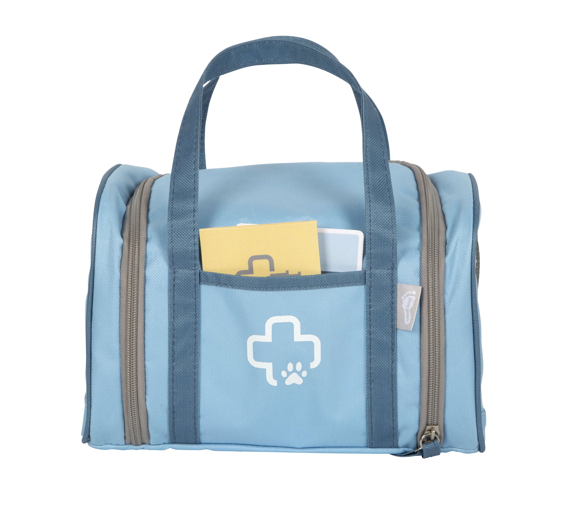 Small foot Tierarzt-Tasche – Hase – inkl. Plüschtier und Arztzubehör – 25,0 × 22,0 × 16,0 cm – ab 3 J.