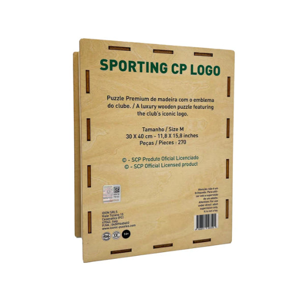 Iconic Puzzles Puzzle Sporting CP – 150 Teile – 21 × 28 cm – ab 10 J. – Holz – mehrfarbig