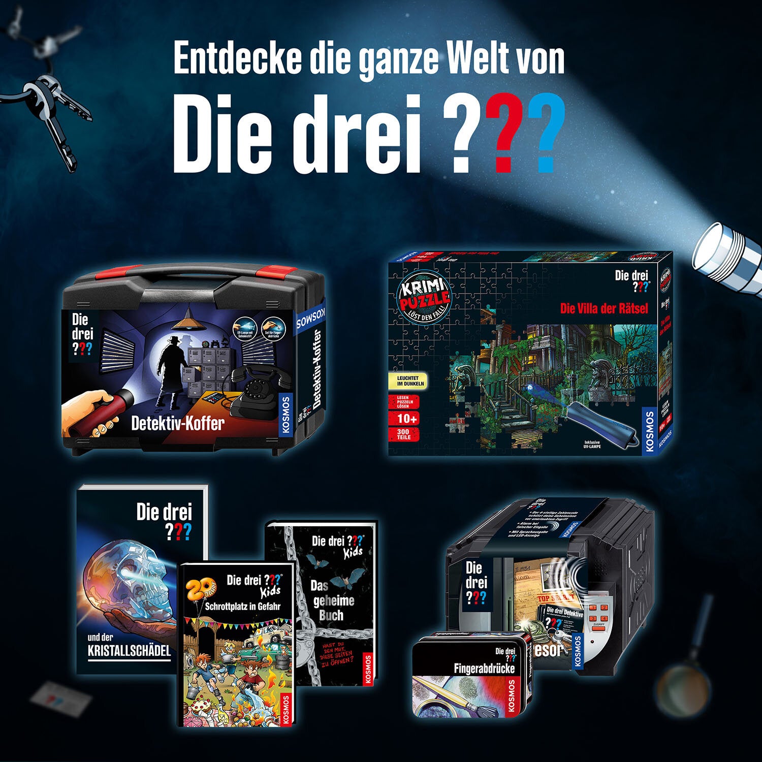 Kosmos Nachtsichtgerät – Detektiv – 4× AA – ab 8 J. – mehrfarbig – 1 Stück