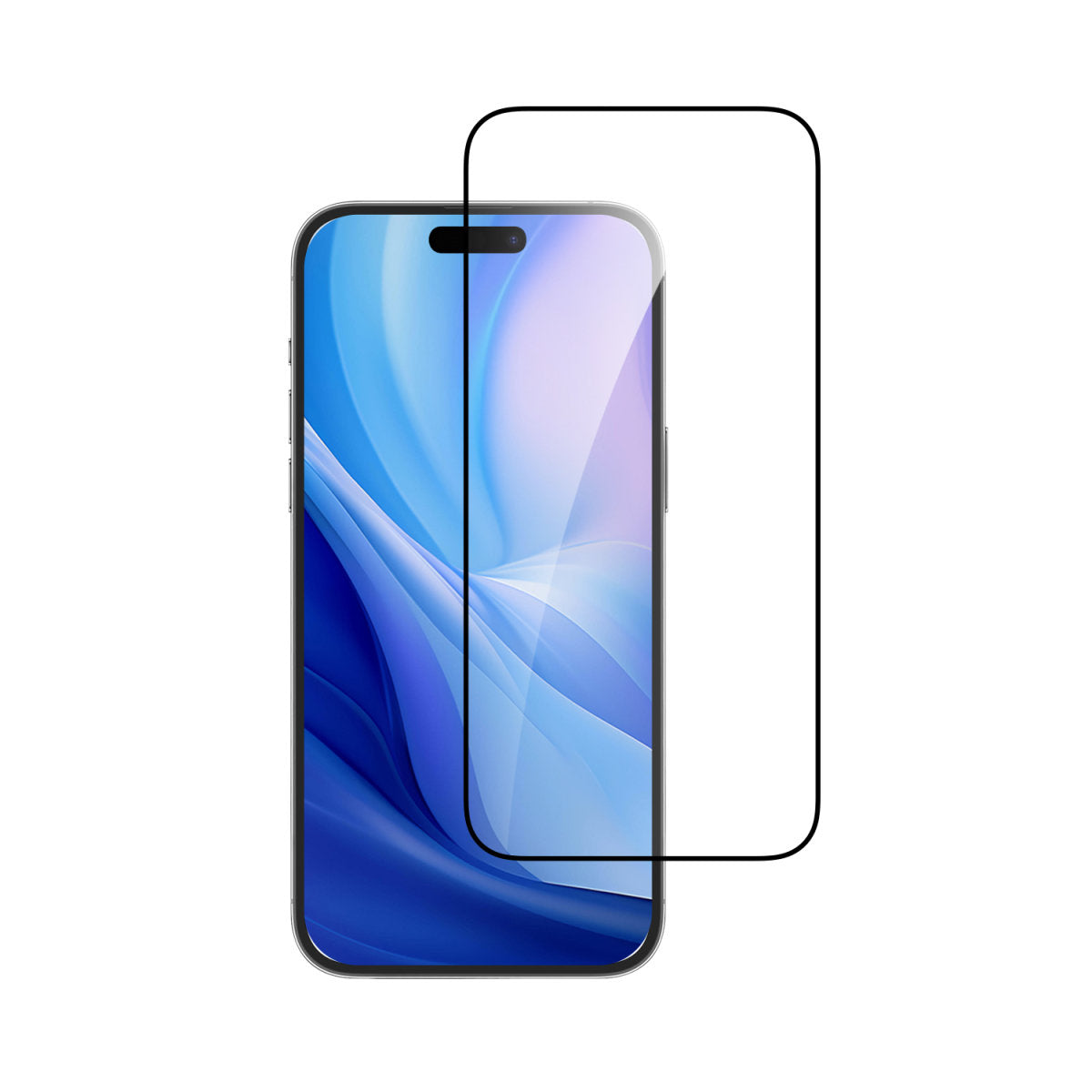 4smarts Displayschutz (Panzerglas), Case Friendly – für iPhone 16 Plus – mit Applikator