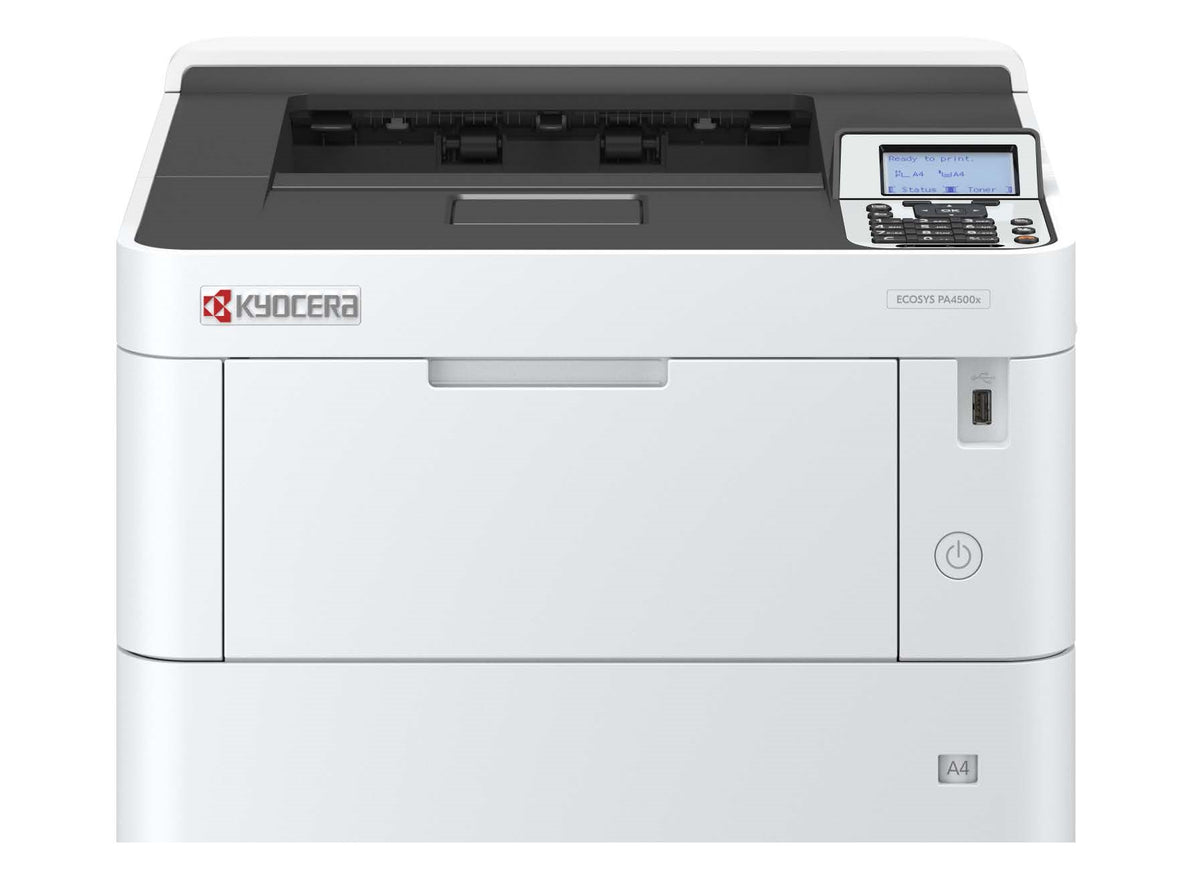 KYOCERA PA4500x – Schwarz-Weiss, A4, Duplex, LAN, USB, 45 Seiten pro Minute, AirPrint, Mopria