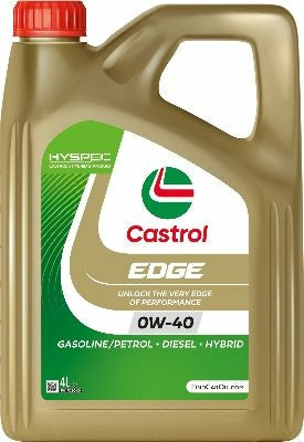 Castrol EDGE Motoröl 0W-40 – für Personenwagen, Diesel- & Ottomotoren – 4 l