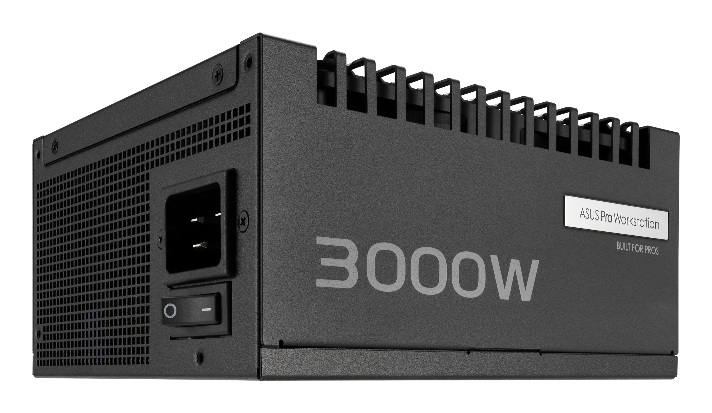 ASUS Pro WS 3000P ATX-Netzteil 3000 W 80 PLUS Platinum – vollmodular, ATX 3.1, 12VHPWR – schwarz