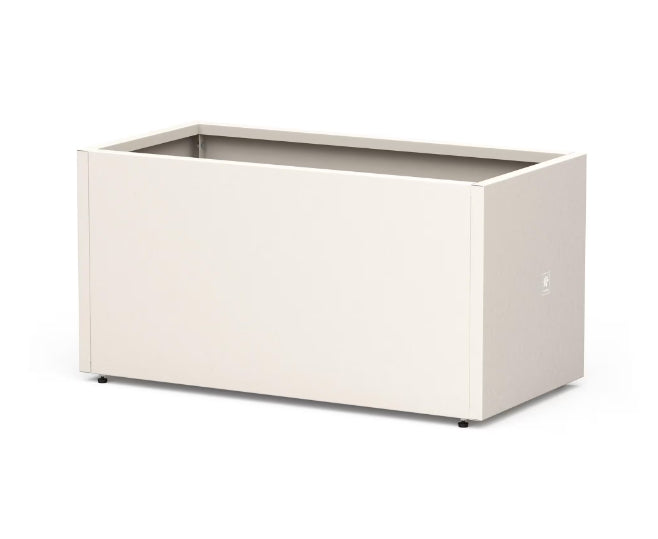 Herstera Pflanzgefäss – 100 × 50 × 50 cm – Stahl, Weiss