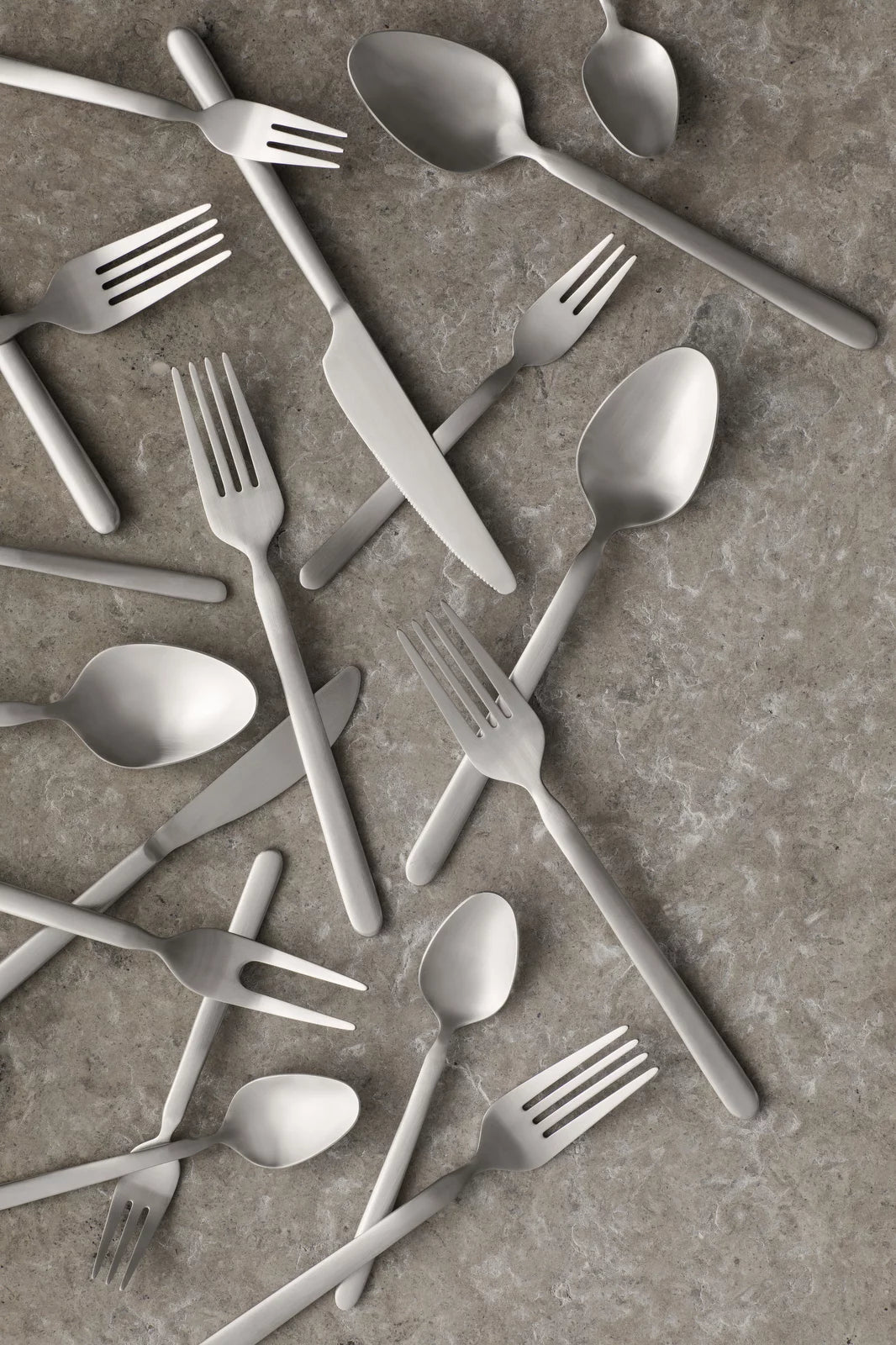 Blomus STELLA Besteck-Set – 16-teilig, 20 cm, Edelstahl, matt, spülmaschinenfest