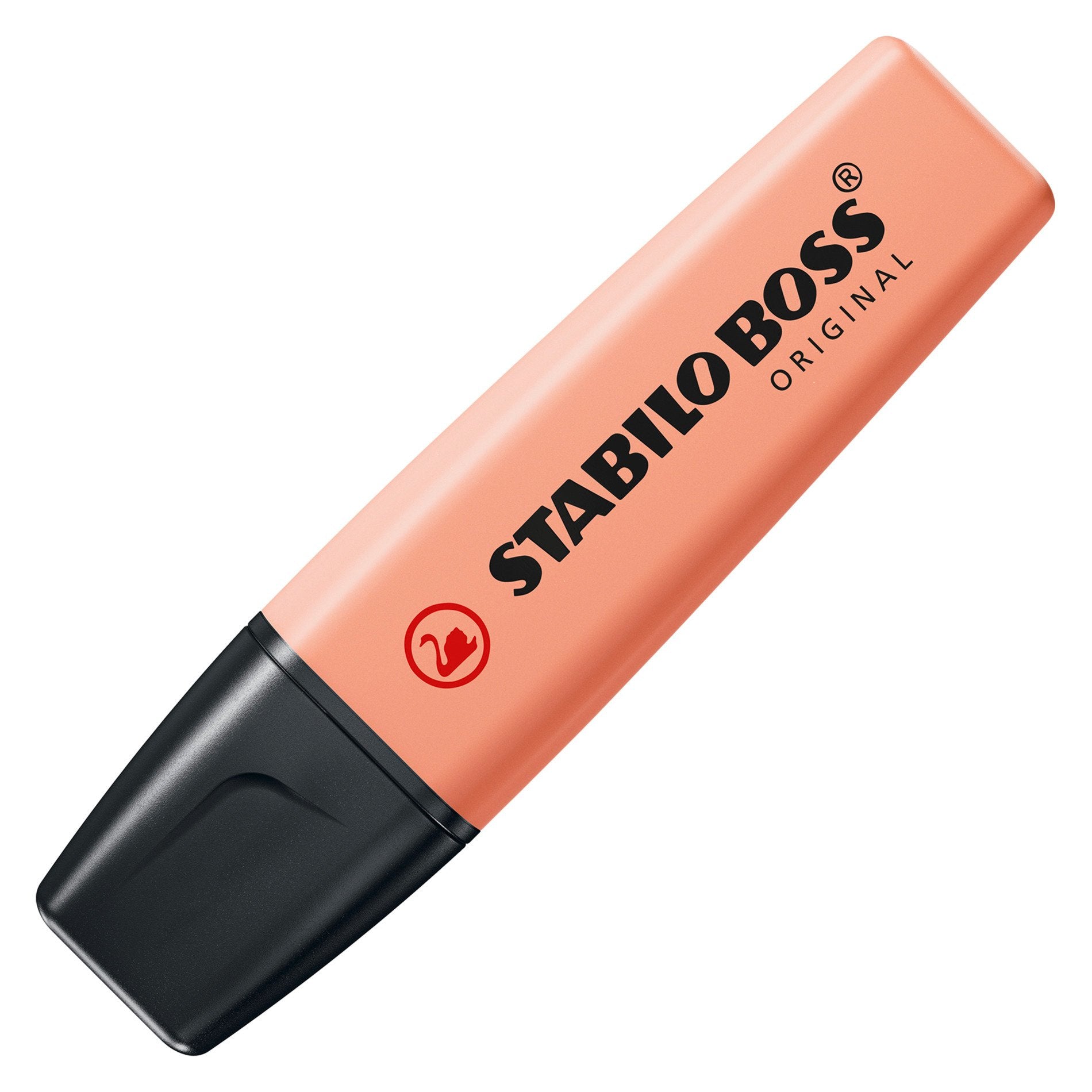 STABILO BOSS Original Textmarker Pfirsich – Keilspitze, 2–5 mm