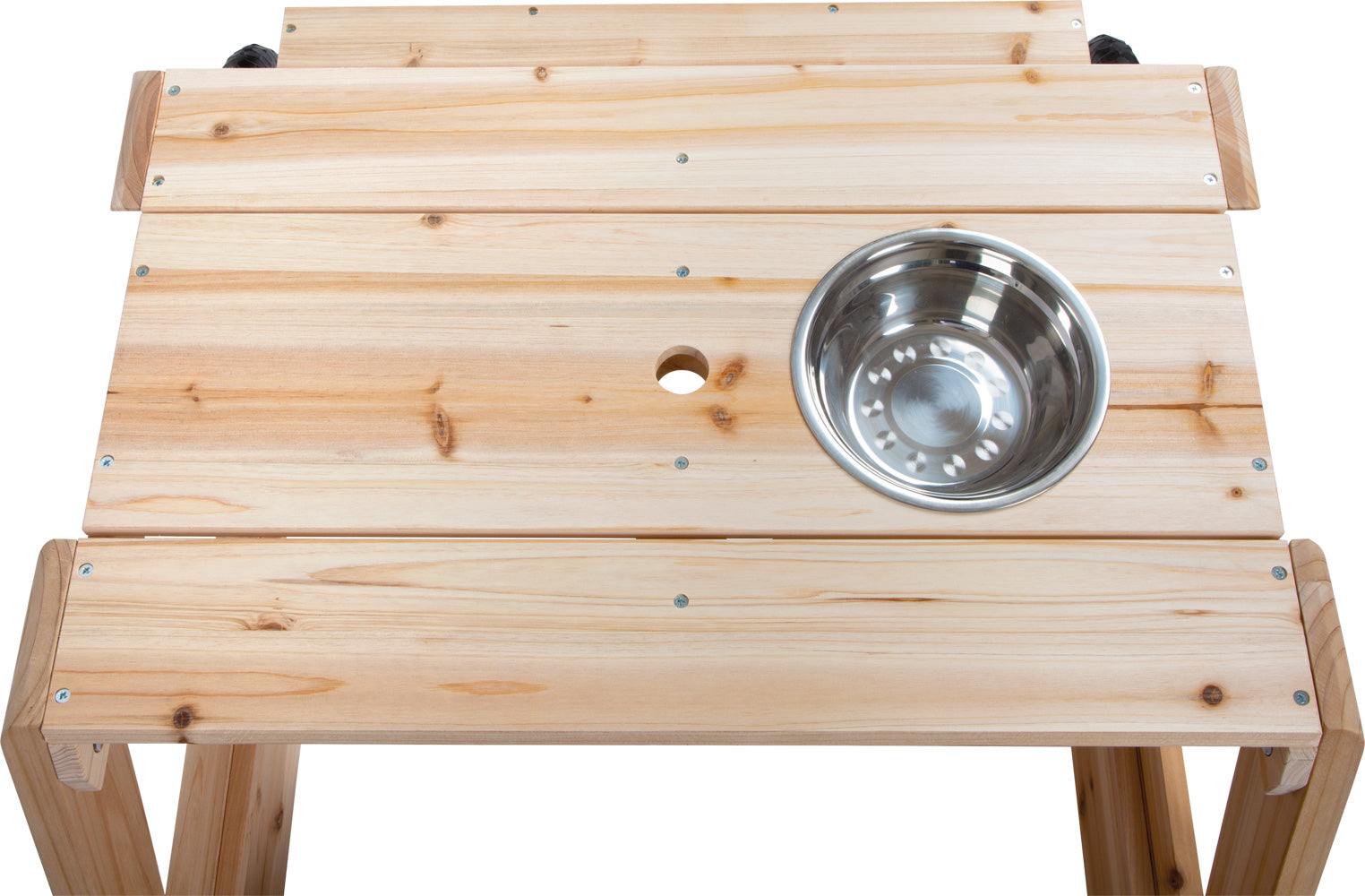 Small foot Sandkasten – mit integrierten Bänken – 176 × 46 × 81 cm – ab 2 J. – Holz, Stoff, Kunststoff