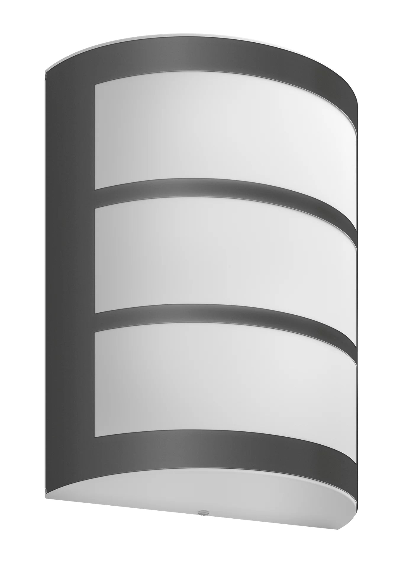 Philips by Signify Philips Aussenwandleuchte – 17,1×21,5 cm, 500 lm, 6 W – Neutralweiss, 4000 K – IP44 – Netzbetrieb – Grau
