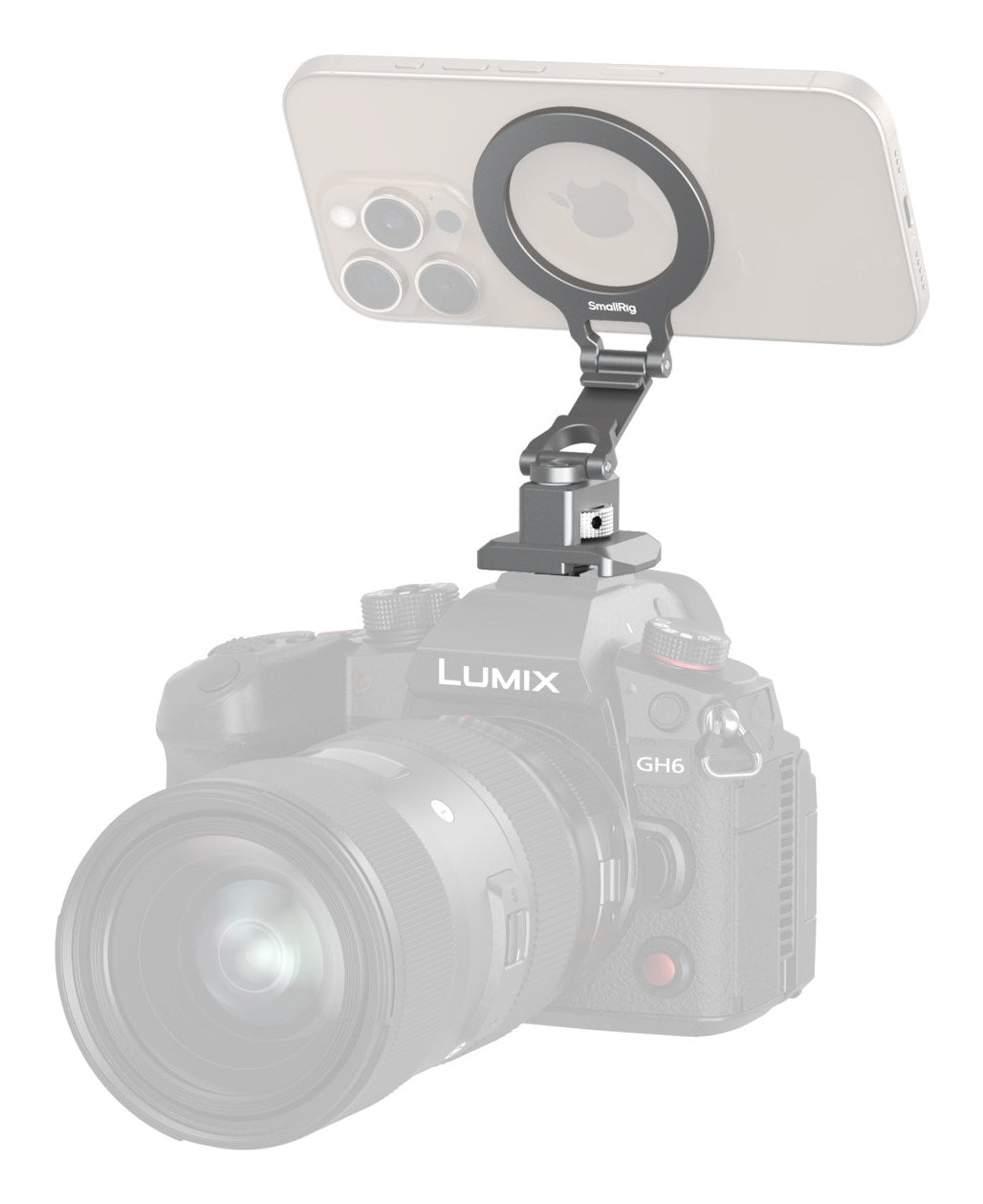 SmallRig Halterung – Arca-Standard, Blitzschuh, Grau