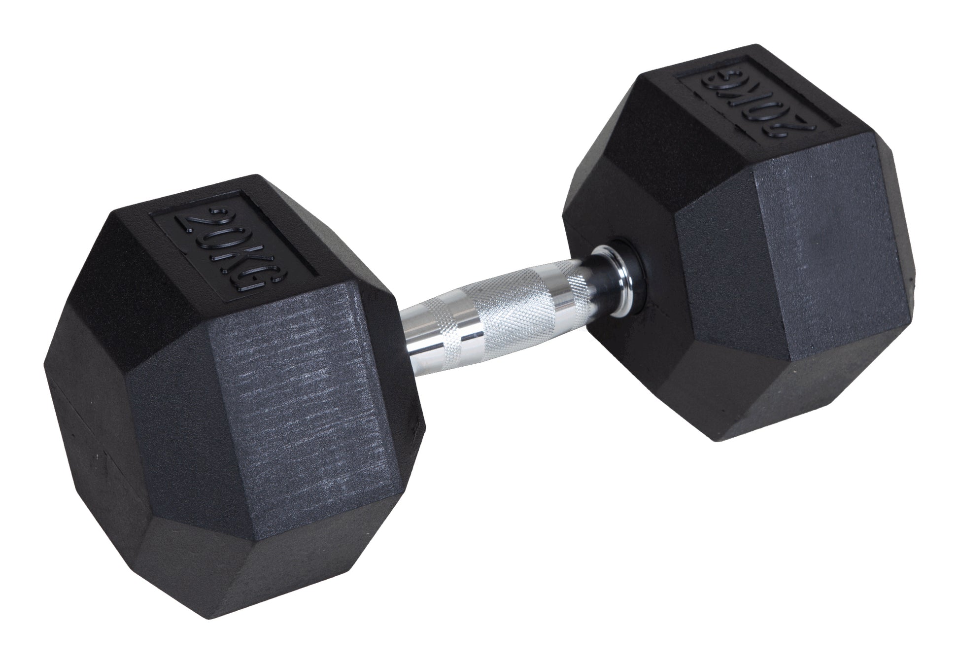 Fitcom Kurzhantel, 20 kg pro Hantel – Schwarz