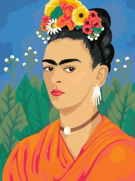 Ravensburger CreArt – Malen-nach-Zahlen-Set – Frida Kahlo – ab 14 Jahren