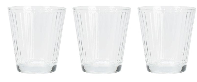 Furber. Trinkgläser – 3er Set, 230 ml, Ø 8,0 cm, Glas, Transparent, spülmaschinenfest