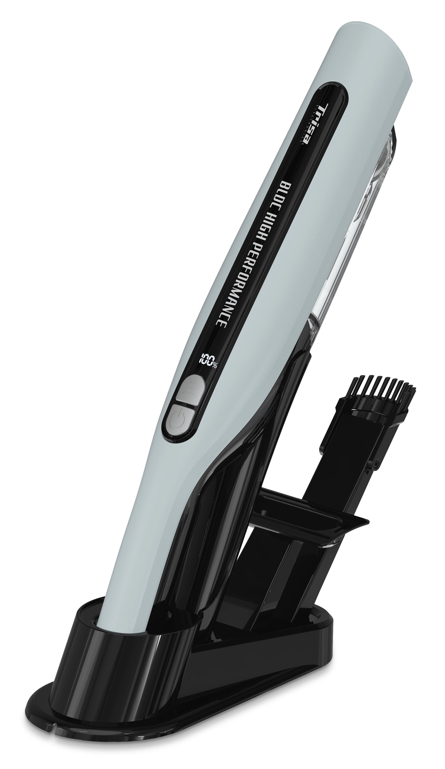 Trisa Akku-Handstaubsauger Quick Clean Comfort T1912 – 0,22 l, 100–240 V, 30 min