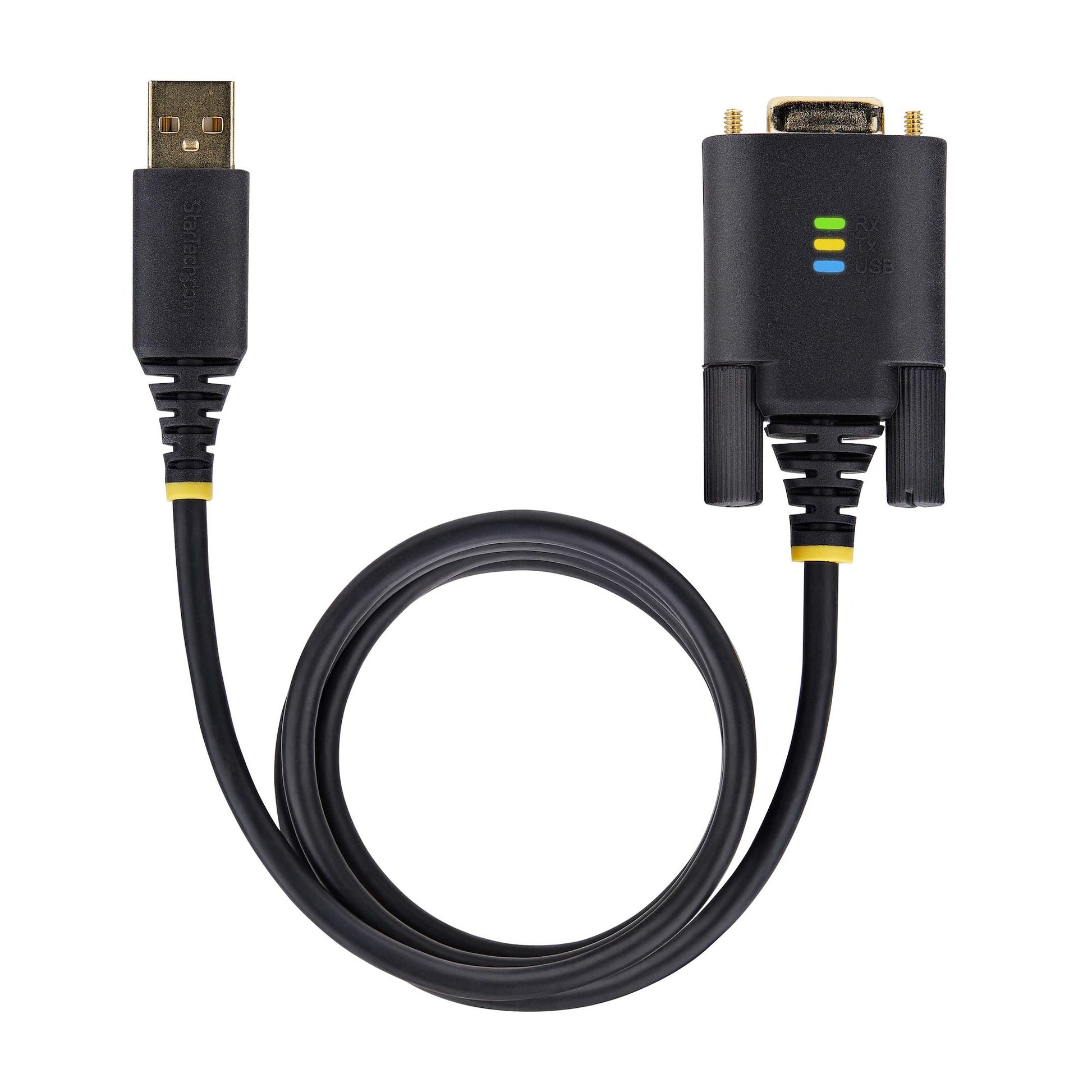 StarTech.com USB-A zu DB-9 (RS-232) Kabel – 921,6 Kbit/s, 2 m, für Windows/macOS/Linux – Schwarz