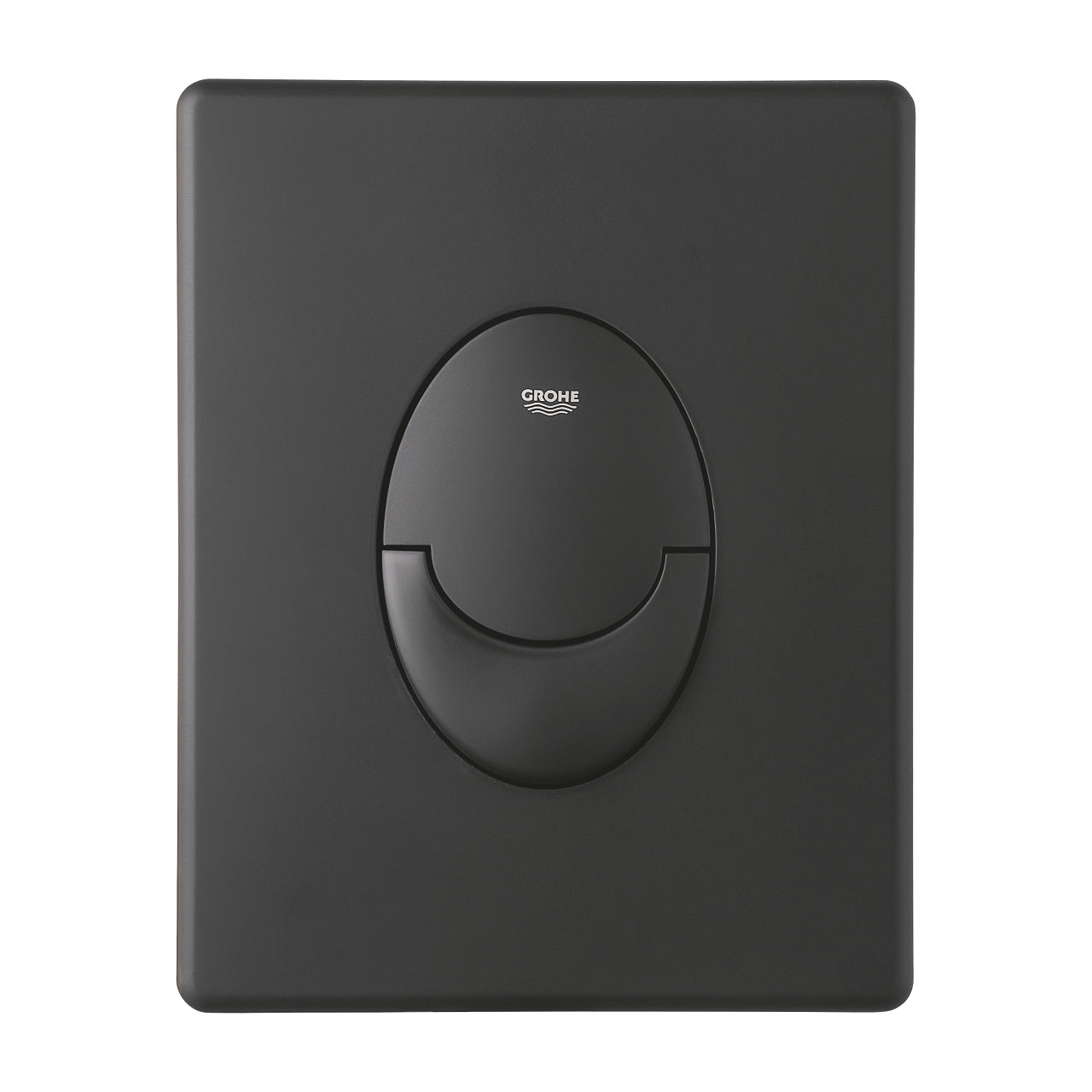 GROHE WC-Betätigungsplatte – ABS, Schwarz, 15,6 × 1,8 × 19,7 cm