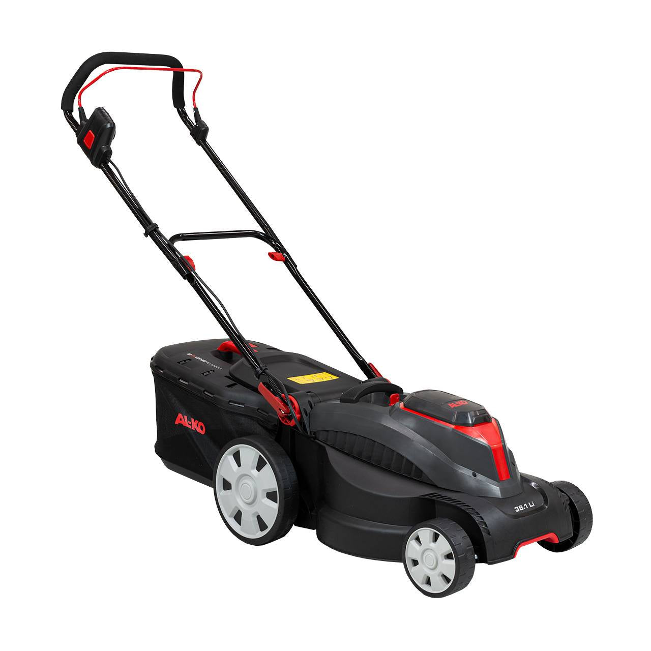 AL-KO Akku-Rasenmäher 38.1 Li 18 V – Schnittbreite 37 cm, Grasfangvolumen 45 l, inkl. 2 Akkus, Ladegerät
