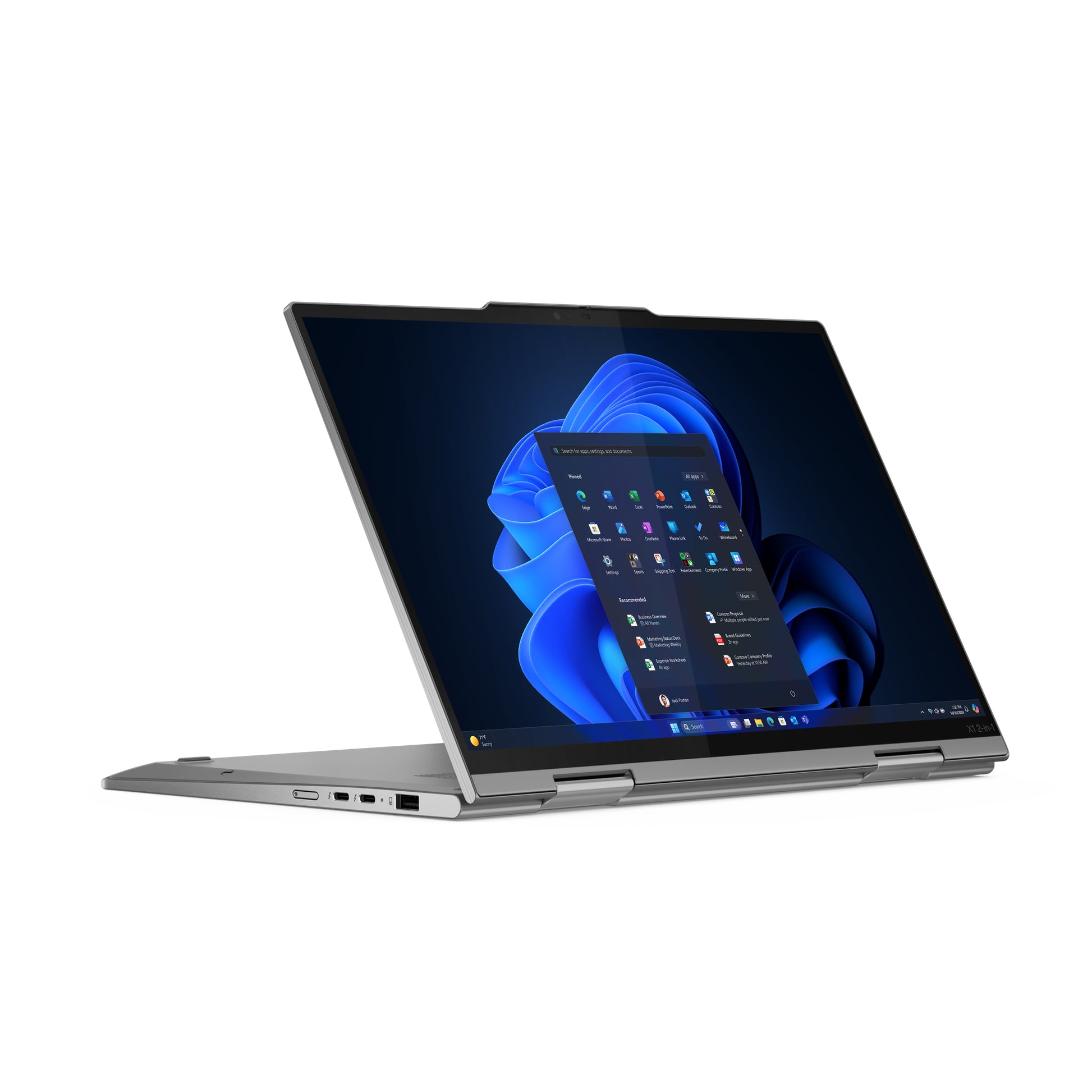 Lenovo ThinkPad X1 2-in-1 – 14", 1 TB, 32 GB RAM, WLAN, Windows 11 Pro, Grau, 10. Generation