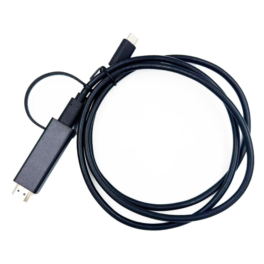 Yealink HDMI Typ A (Stecker) auf USB-C (Stecker) Adapter, 1,2 m, 330000008024