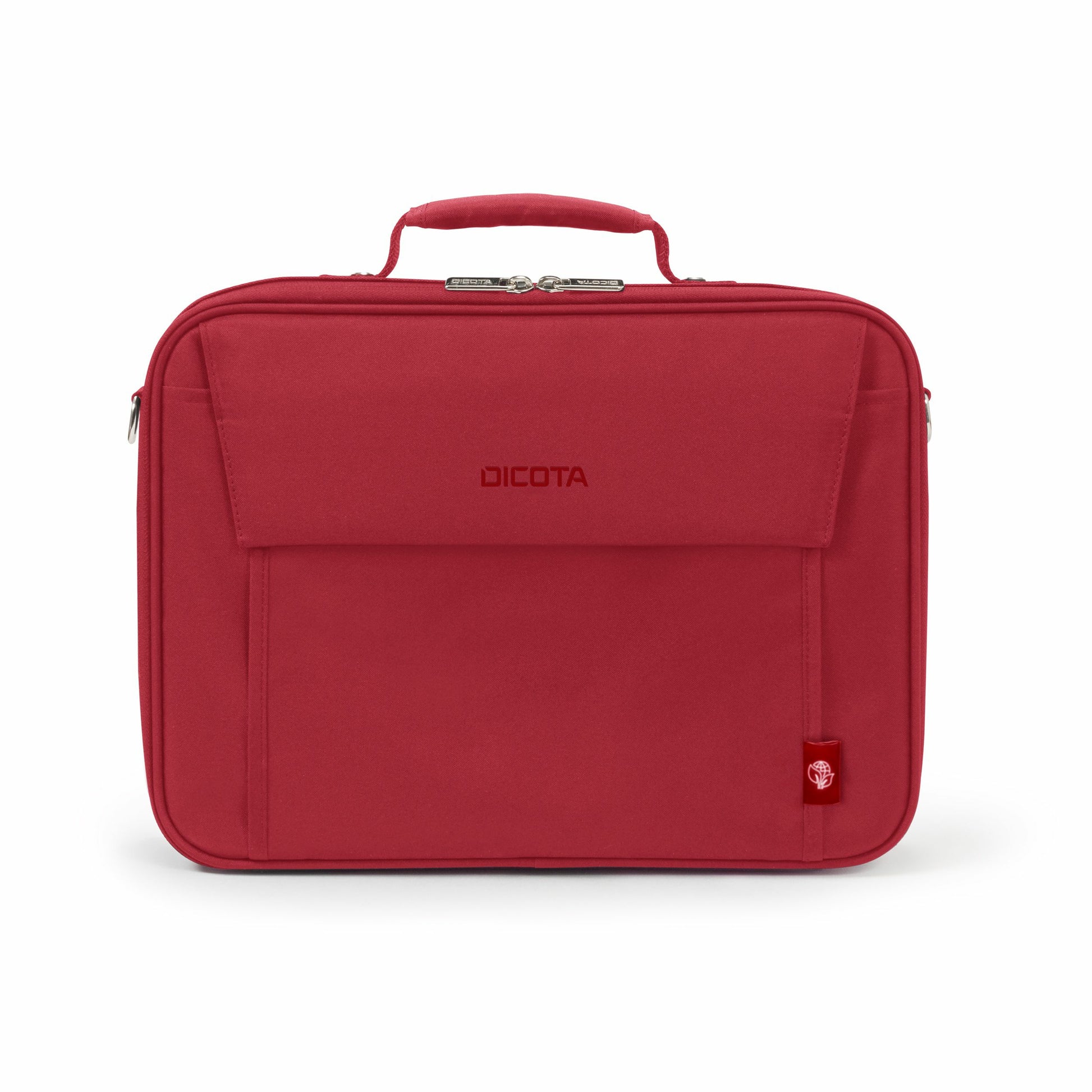 DICOTA Eco Multi BASE Notebook-Tasche bis 15,6" – aus recyceltem PET – Rot