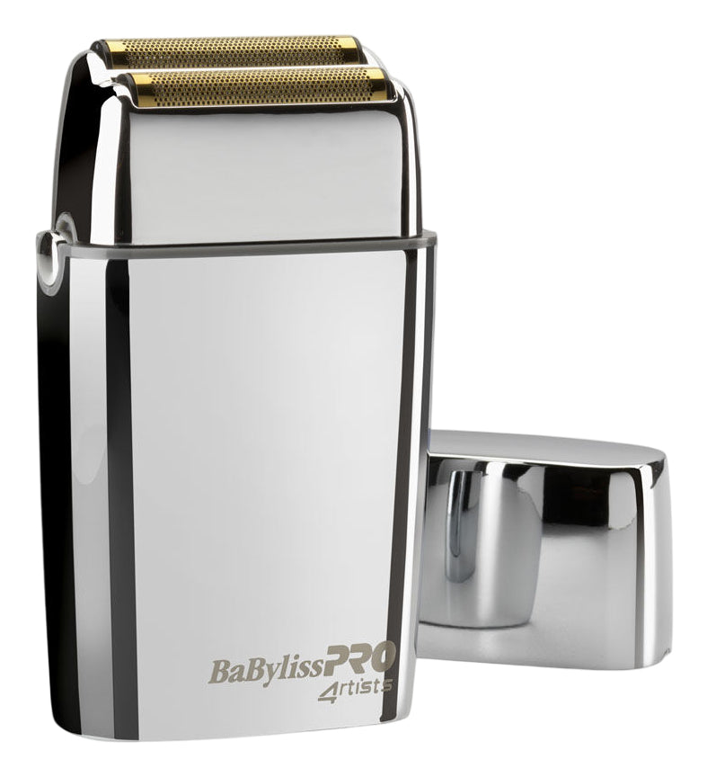 BaByliss Folienschaber FoilFX02 – 2 Folienköpfe, Akku/Netzbetrieb – 180 min – Silber, Titan/Metall