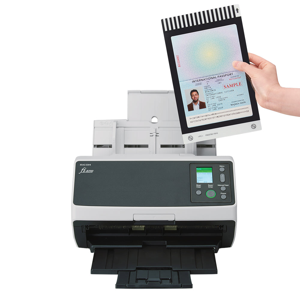 Ricoh fi-8190 – A4, 600 × 600 dpi, ADF + Scanner mit manueller Zuführung