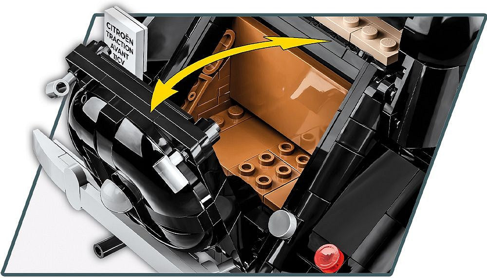 COBI Citroën Traction Avant 11CV Bausteine – 2120-teilig – 37 × 14,5 × 12,5 cm – ab 12 J. – Kunststoff
