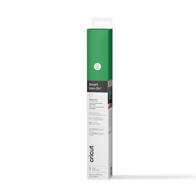 Cricut Aufbügelfolie (HTV), Vinyl, Grün, Metallic, 33 × 91,4 cm, 1 Rolle