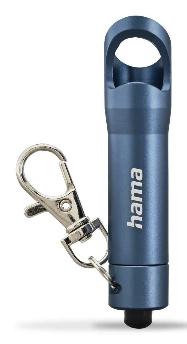 Hama Taschenlampe FL4 – 4 lm, 3× LR44 (Batteriebetrieb), Karabiner – Schwarz