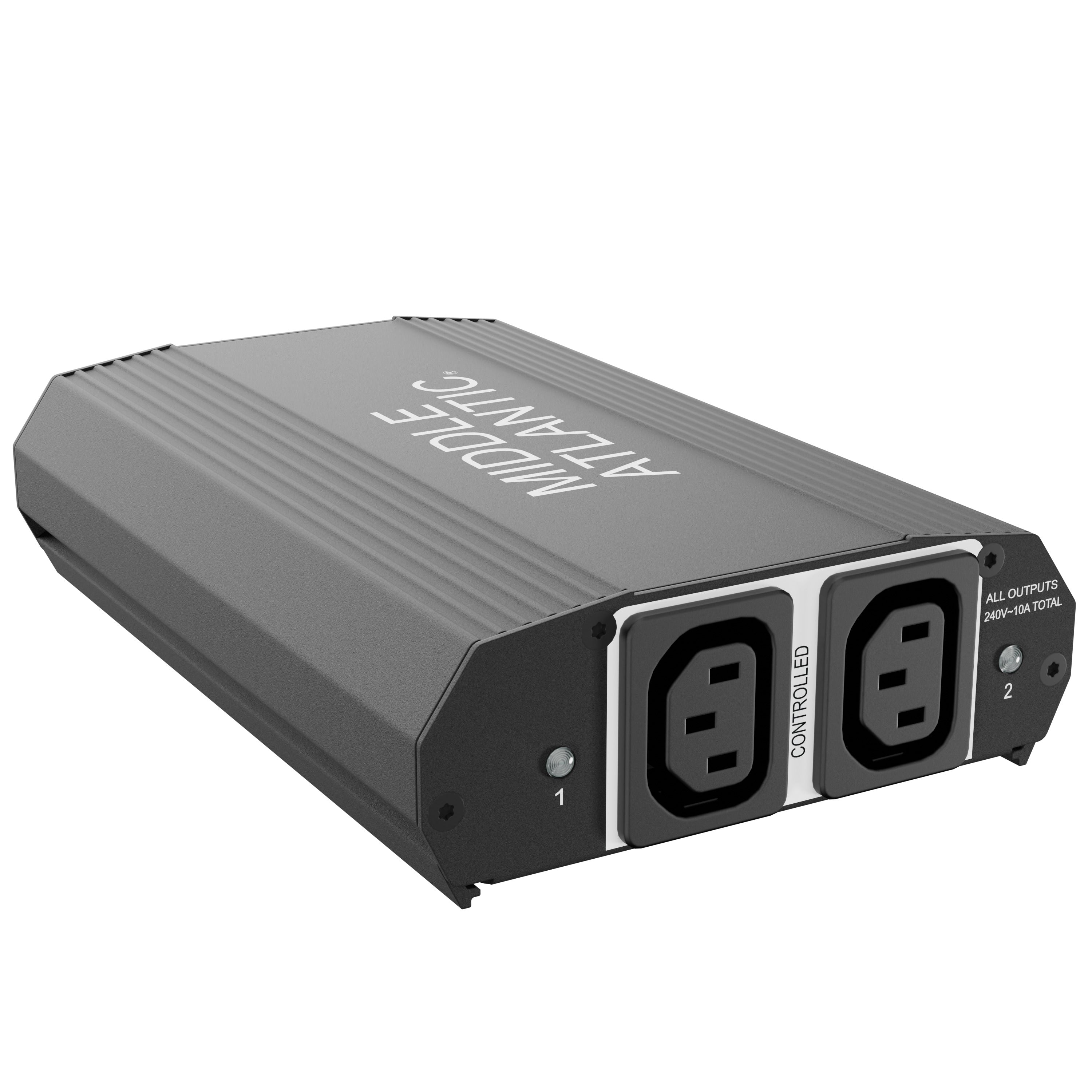 Middle Atlantic RLNK-210-IEC-NS – Netzteil/Netzadapter, 2× AC-Ausgänge, C14-Koppler, 100–240 V, 10 A, 0,6 m