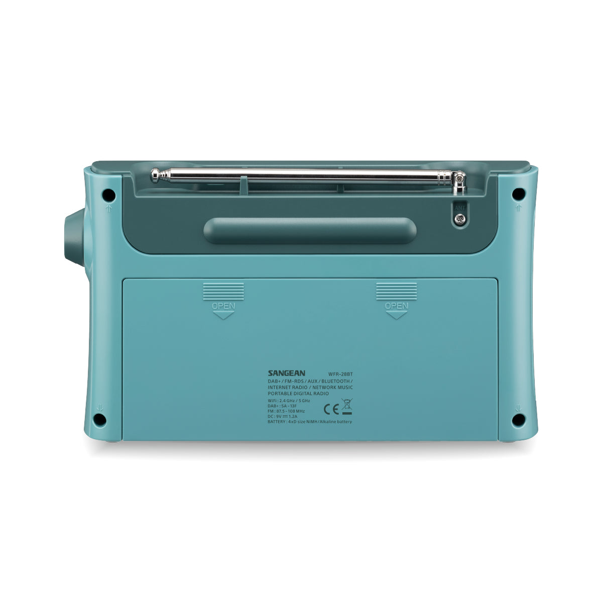 Sangean WFR-28BT – Internetradio, DAB+/UKW, Bluetooth, WLAN – Hellblau