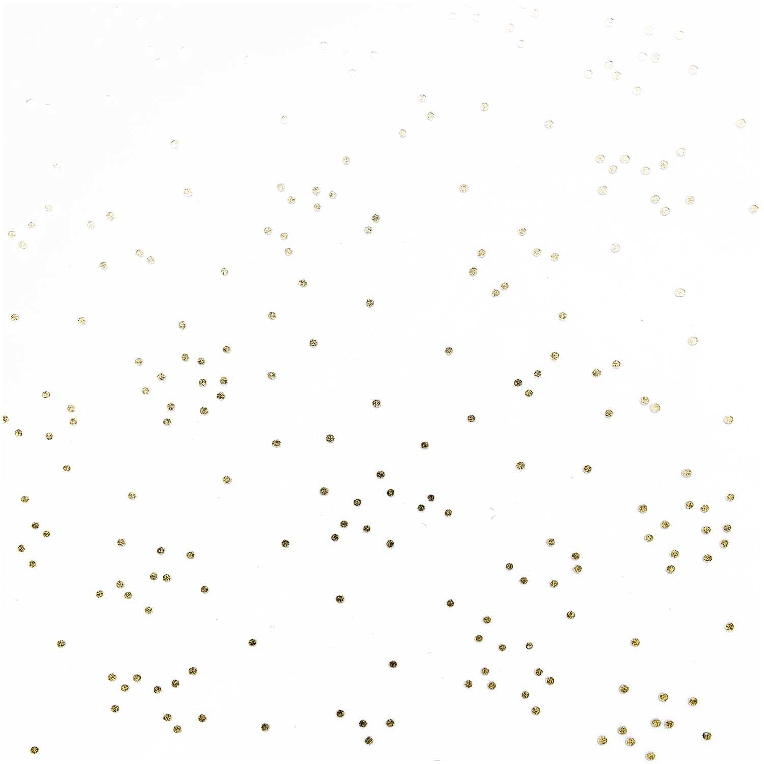 Rico Design Transparentpapier – A4, 113 g/m², gold, 12 Blatt