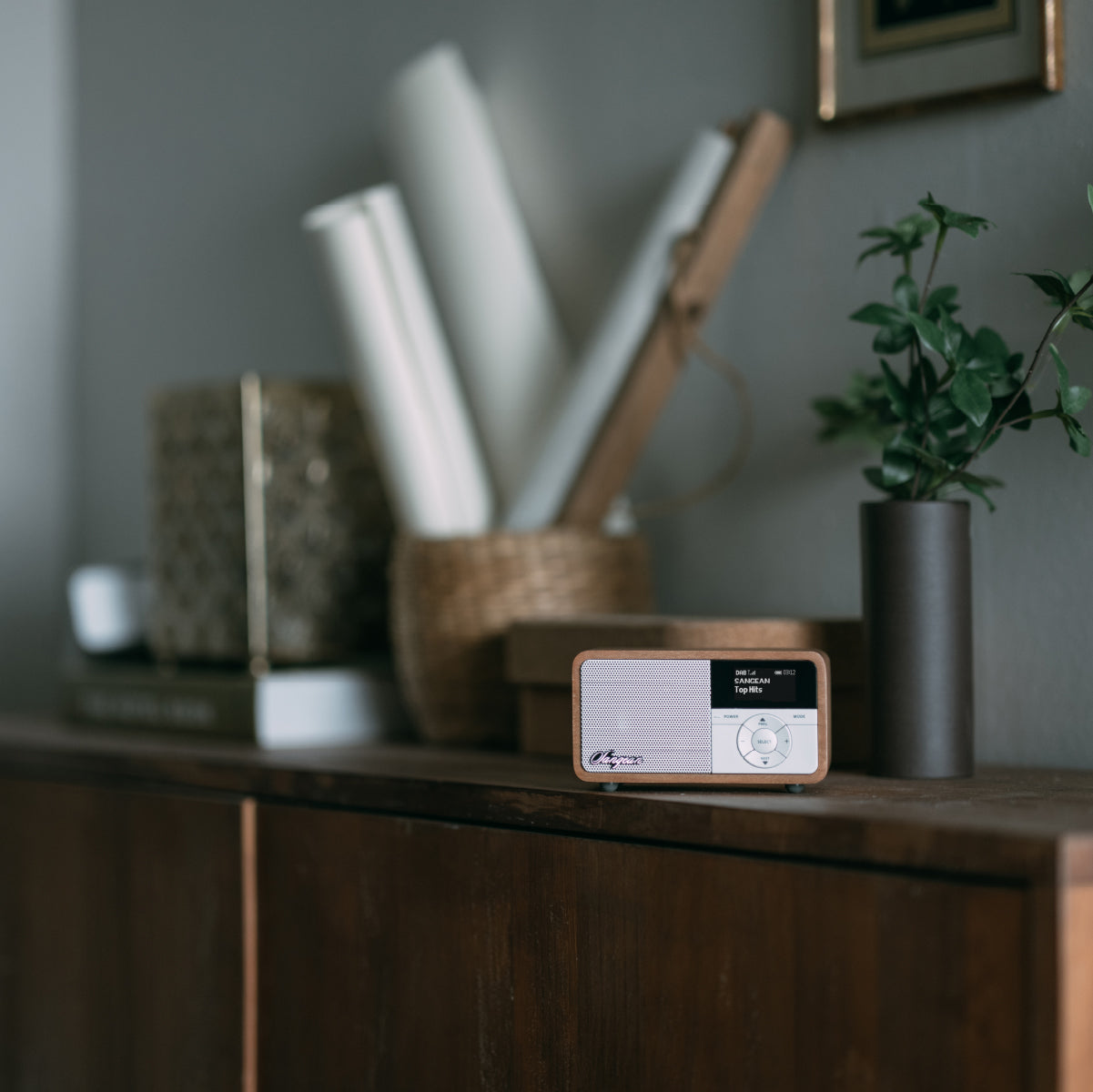 Sangean DDR-7X – DAB+/UKW-Tischradio, Bluetooth – Holz