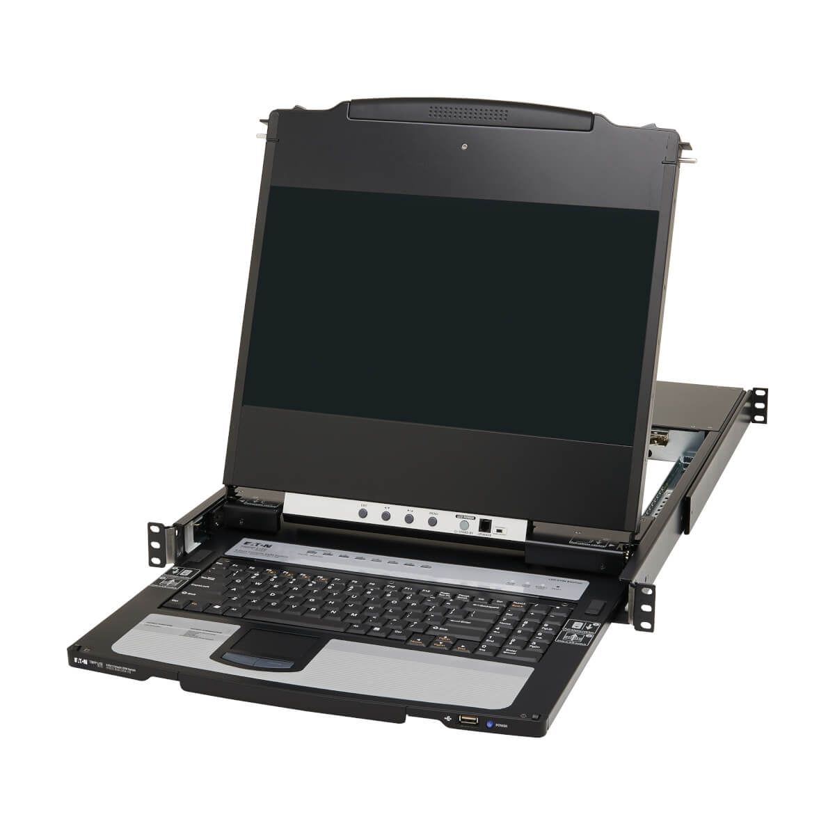 Tripp Lite B030-DP08-17D – 17" Rack-LCD-Konsole – 1920 × 1080, 8-Port KVM, USB 2.0-Hub – 1U