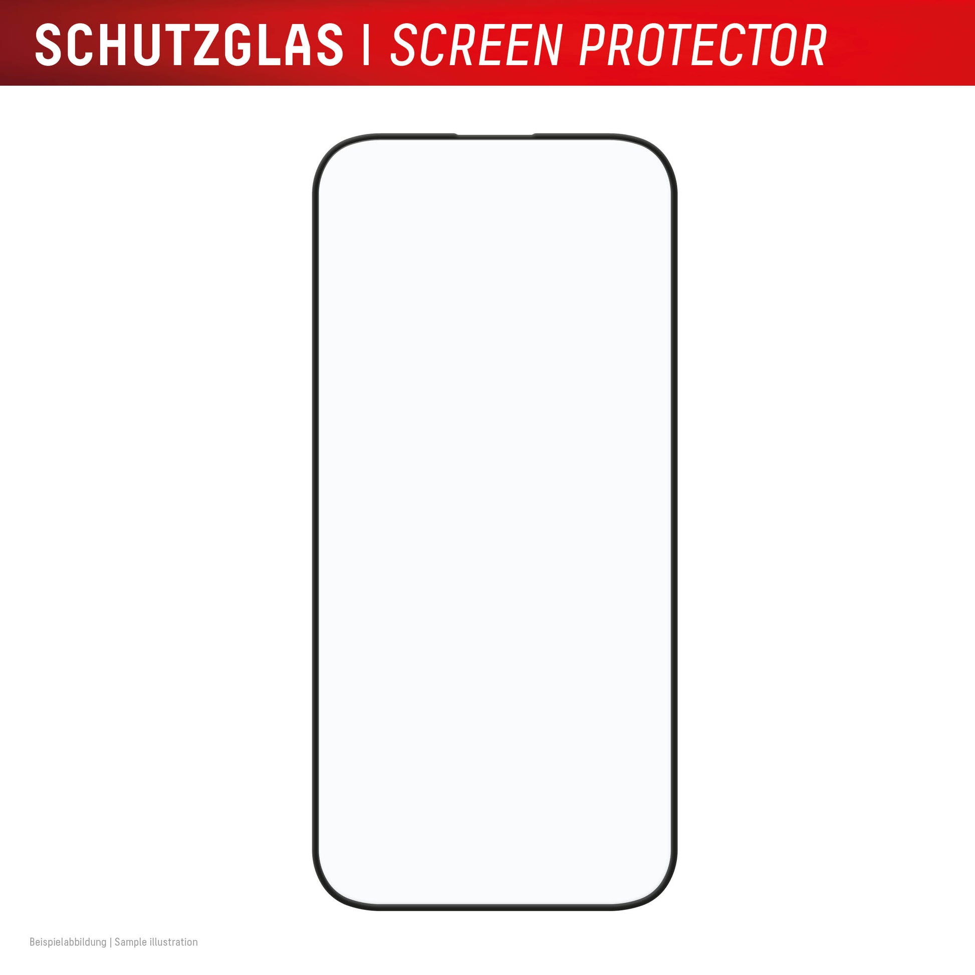 Displex Displayschutz (Panzerglas), Full Cover – für iPhone 16 – mit Applikator
