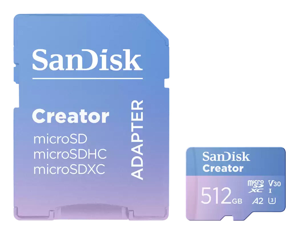 SanDisk Creator microSDXC Karte 512GB