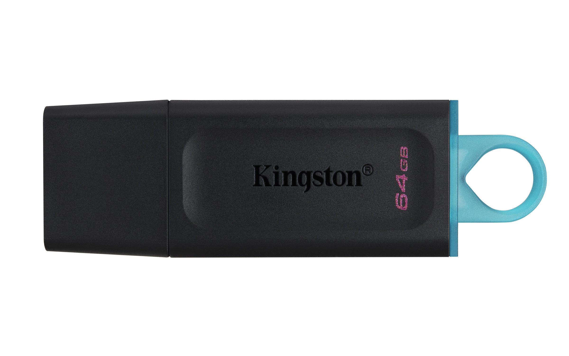 Kingston Technology Kingston DT EXODIA USB-Stick – 64 GB, USB 3.2 Gen 1, Schwarz/Türkis